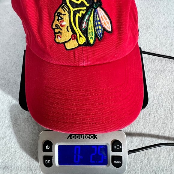 Chicago Blackhawks NHL Adjustable Flop Cap Hat 47 Brand Embroidered Logo OSFA - Picture 15 of 15